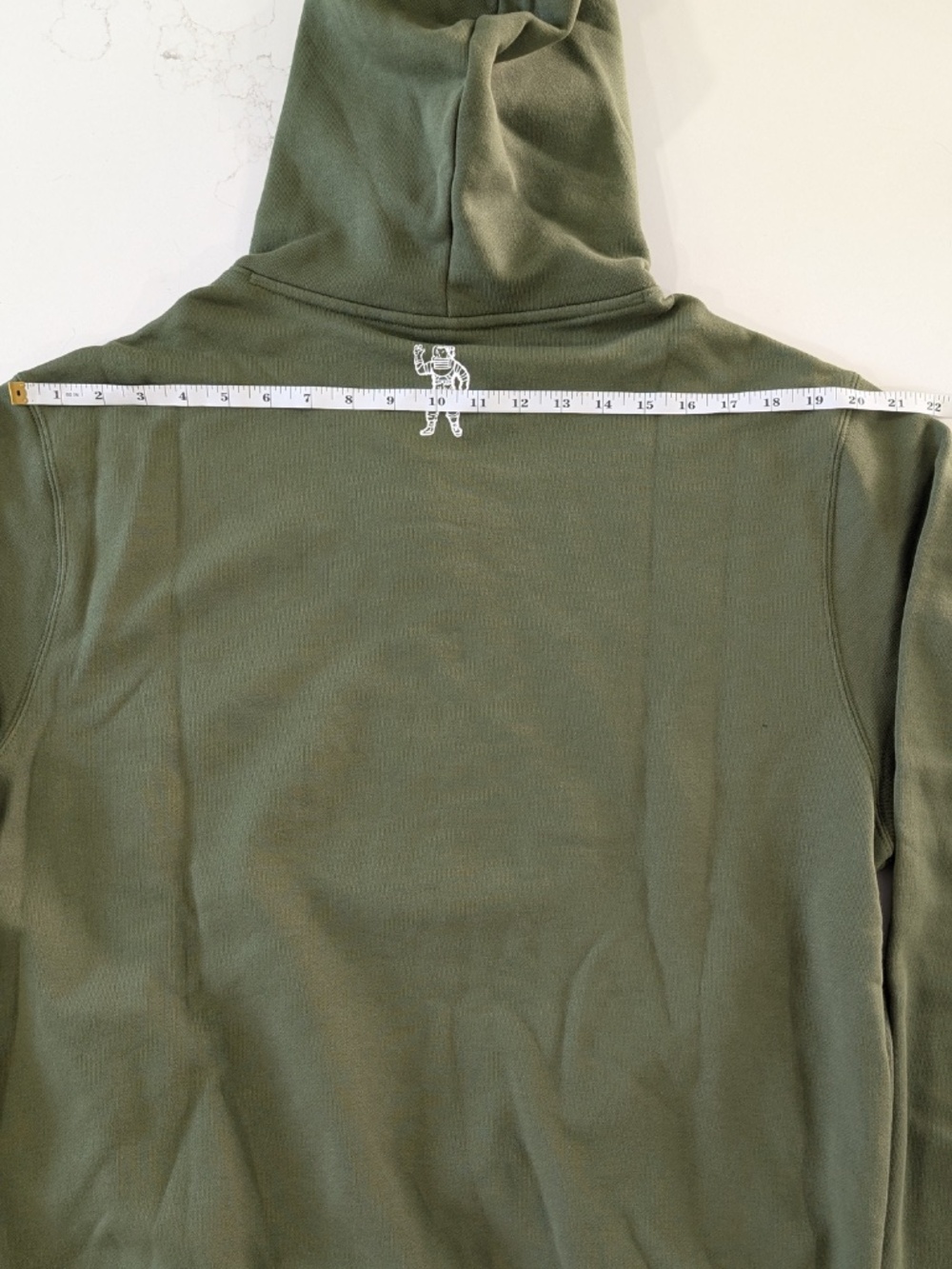 BBC Billionaire Boys Club Globe Hoodie Size L Olive Green Zipper Pockets New - Picture 7 of 11